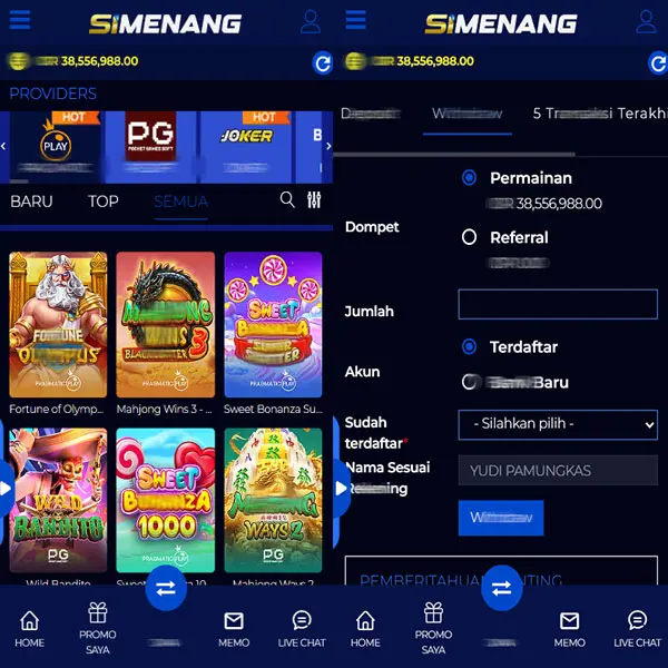 SIMENANG Masuk Resmi 2026 Aplikasi